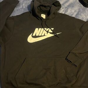 Nike Black and White Men's Hoodie